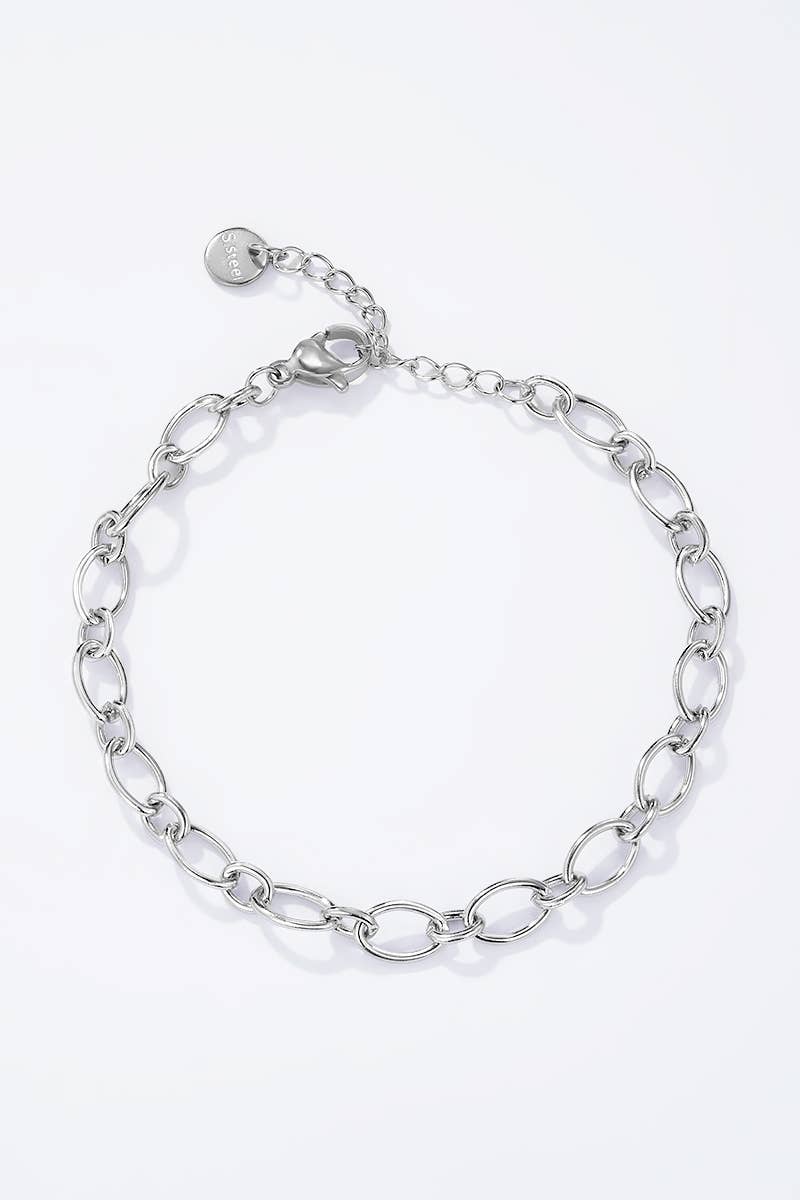 Bracelet en acier inoxydable pour charms LÉONIE