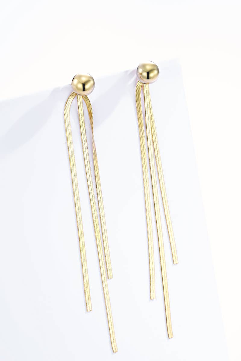 Boucles d'oreilles puces en acier inoxydable TAYLOR