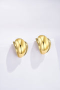 Boucles d'oreilles Éclipse Dorée en acier inoxydable IVY