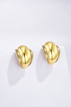 Boucles d'oreilles Éclipse Dorée en acier inoxydable IVY