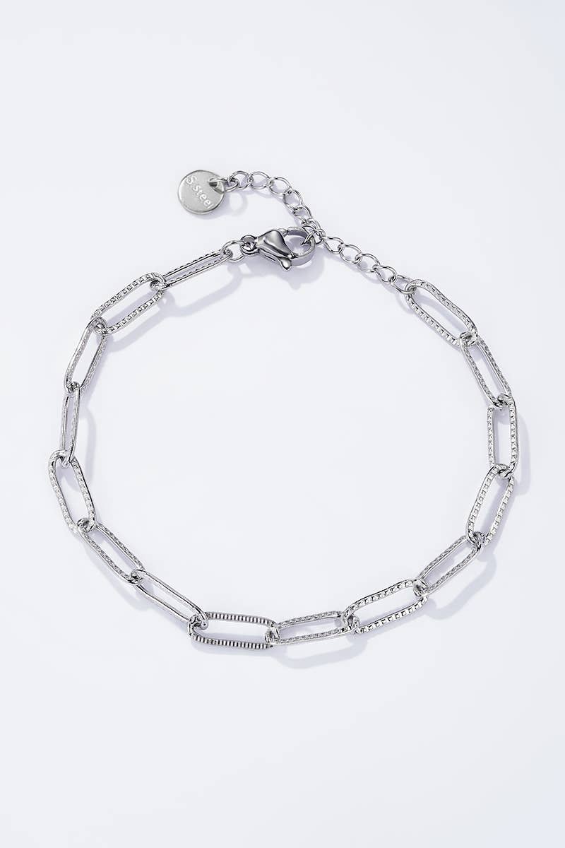 Bracelet en acier inoxydable pour charms OLIVIA