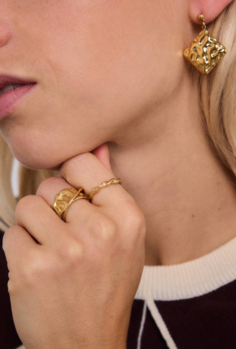 Bague en acier inoxydable LÉA