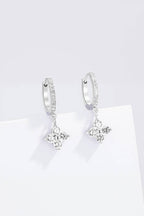 Boucles d'oreilles Fleur lumineuse en acier inoxydable ASHLEY