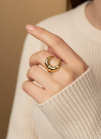 Bague en acier inoxydable REBECCA