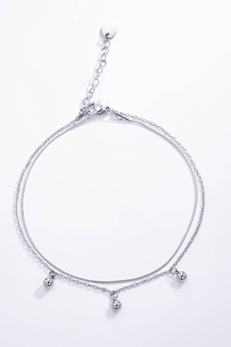 Chaîne de cheville en acier inoxydable DAISY