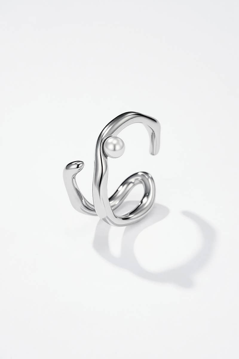 Bague en acier inoxydable ESTELLE