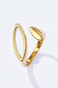 Bague œil contemporain en acier inoxydable AURÉLIE