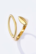 Bague œil contemporain en acier inoxydable AURÉLIE