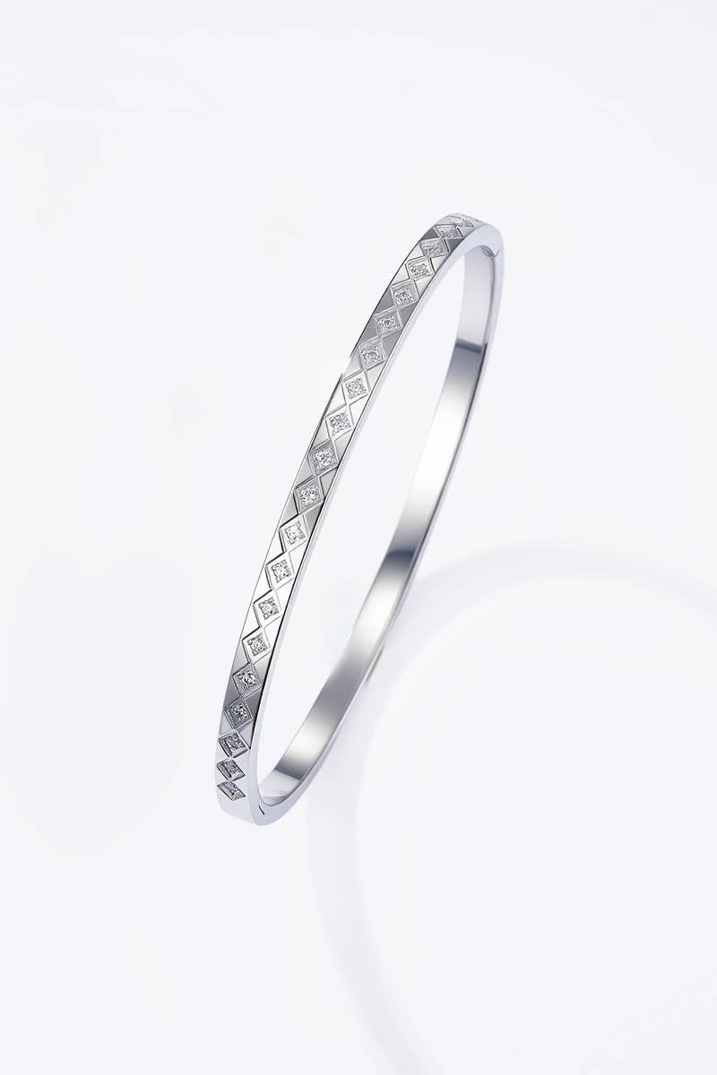 Bracelet jonc en acier inoxydable MILA