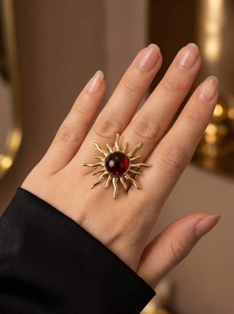 Bague en acier inoxydable AURÉLIE