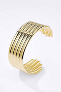 Bracelet jonc Dune Lumineuse en acier inoxydable LÉNA