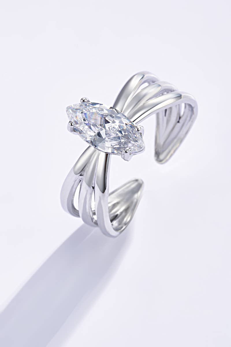 Bague en acier inoxydable DAISY