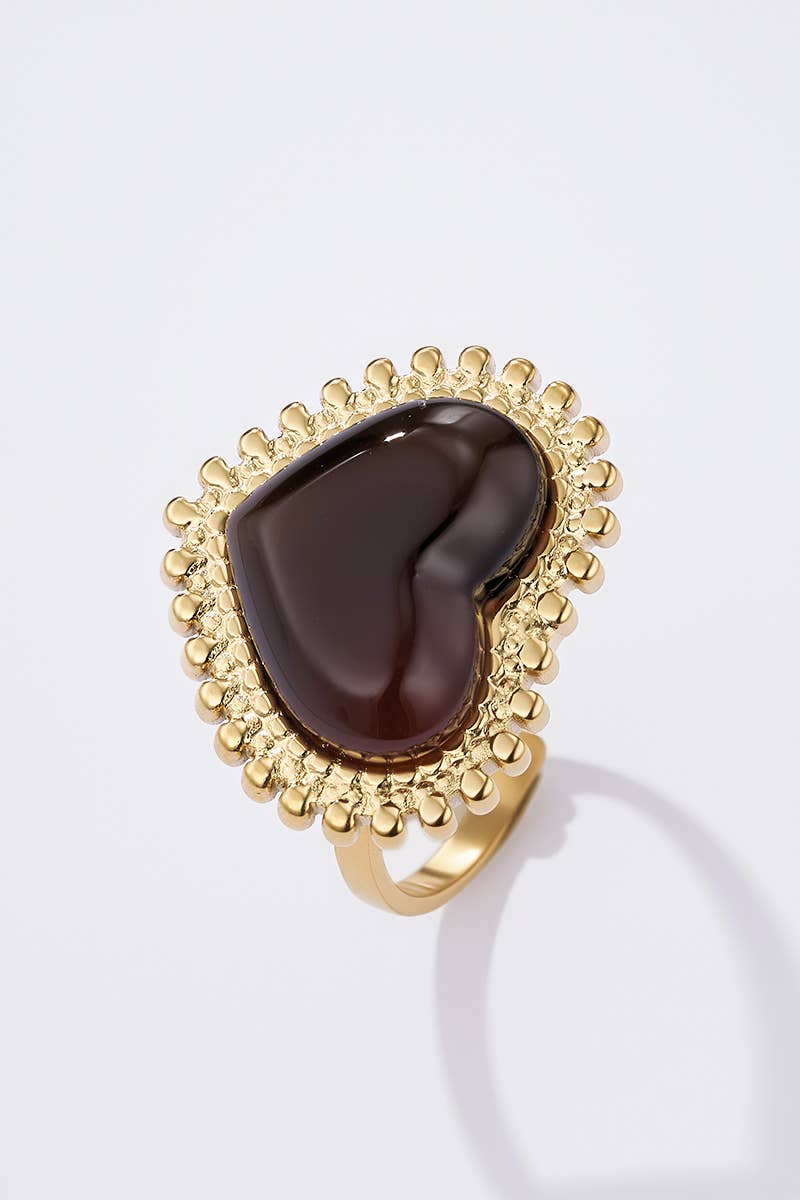 Bague en acier inoxydable ALICE