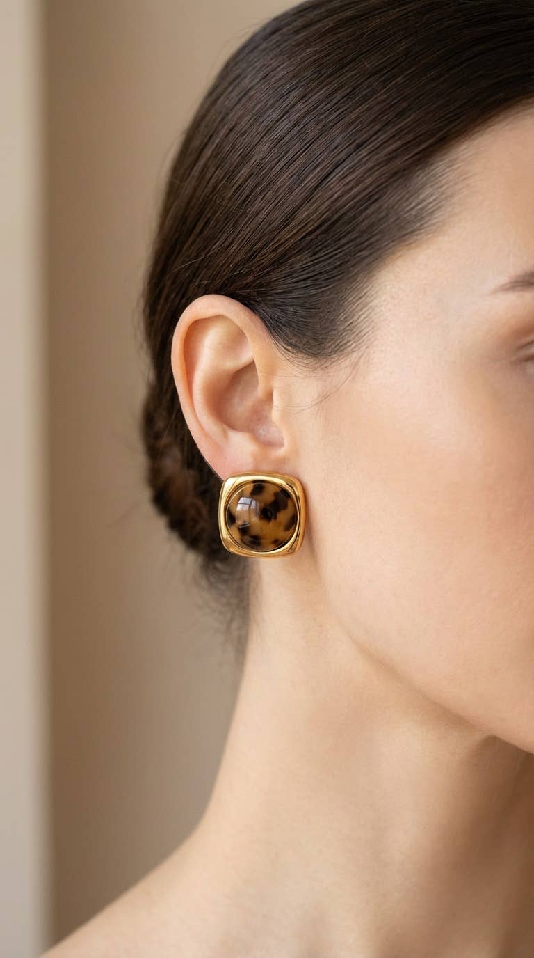 Boucles d'oreilles en acier inoxydable SARAH