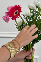 Bracelet manchette en acier inoxydable LÉA