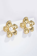 Boucles d'oreilles Pétales d’Or en acier inoxydable BROOKE