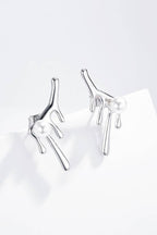 Boucles d'oreilles en acier inoxydable IVY