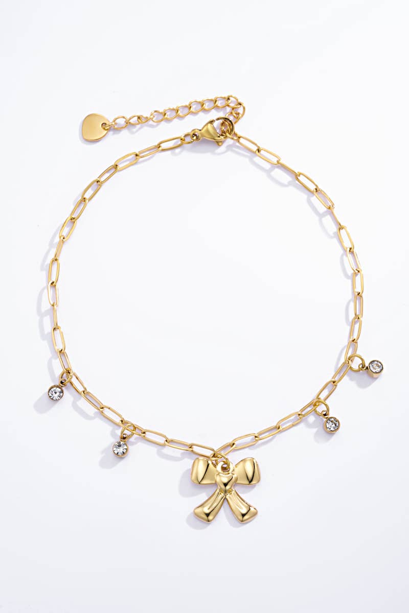 Chaîne de cheville en acier inoxydable CHLOÉ