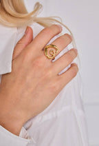 Bague en acier inoxydable MILA
