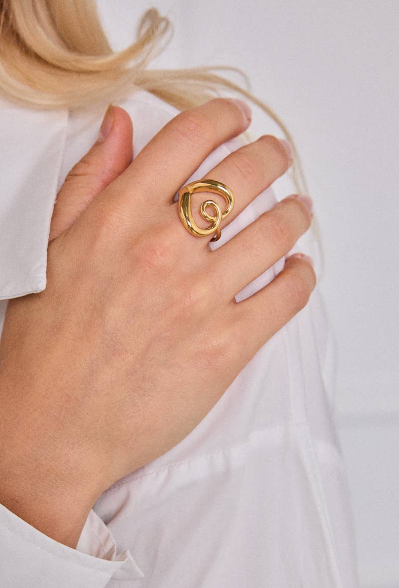Bague en acier inoxydable MILA