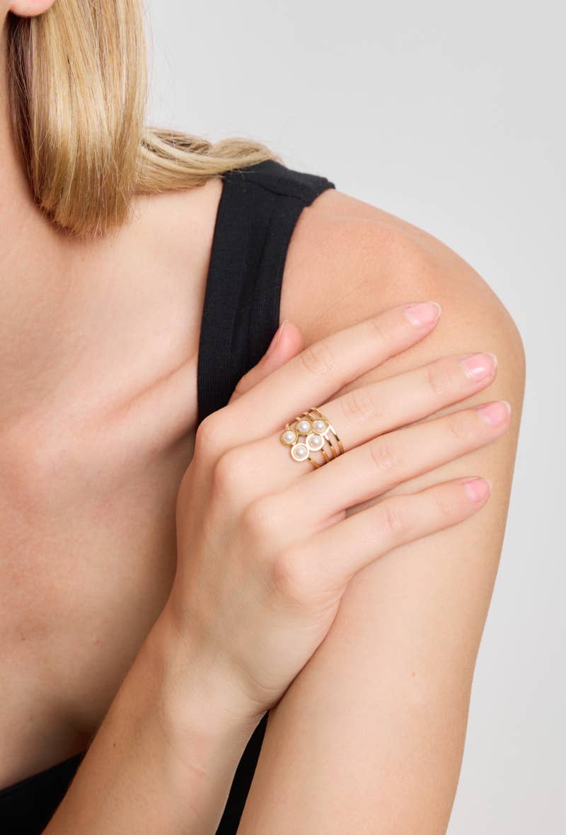 Bague en acier inoxydable BROOKE