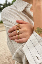 Bague en acier inoxydable MATHILDE