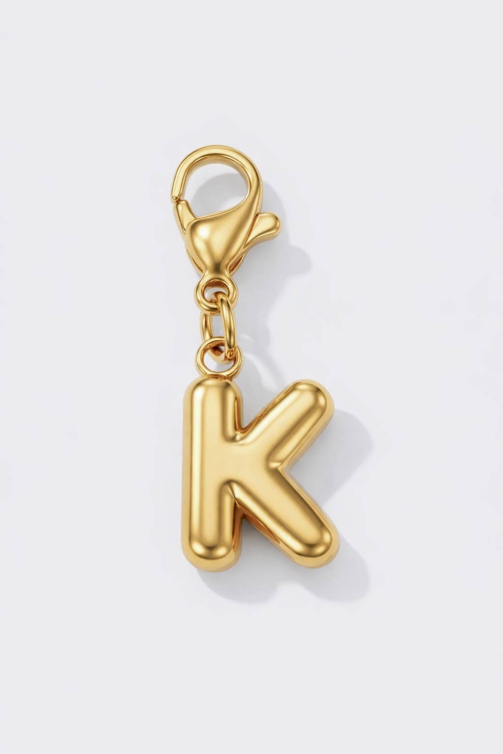 Charm alphabet en acier inoxydable