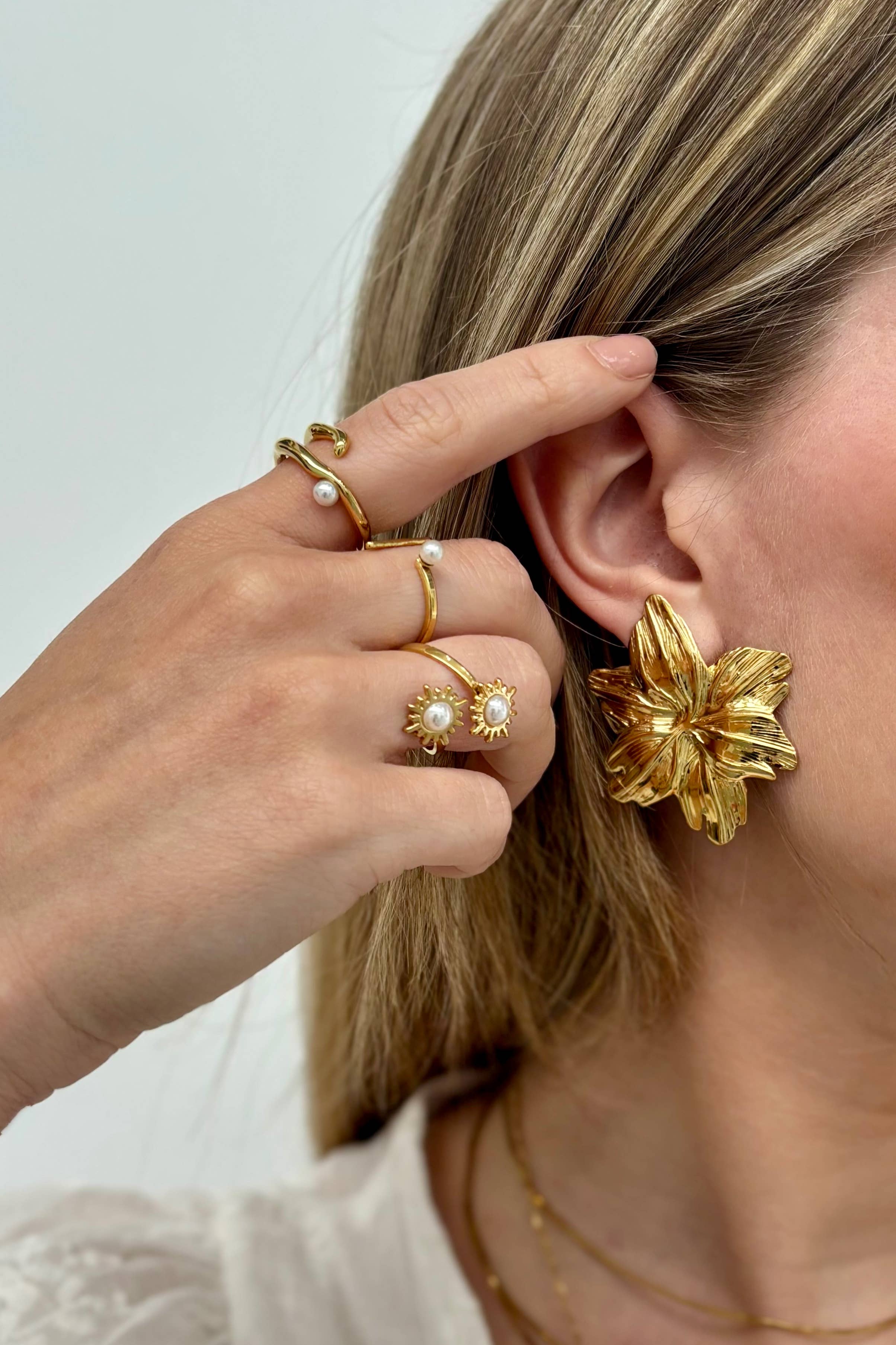 Bague en acier inoxydable ESTELLE