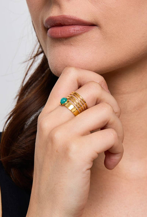 Bague en acier inoxydable NOÉMIE