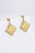 Boucles d'oreilles Reflets Dorés en acier inoxydable PAULINE