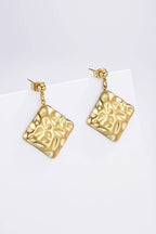 Boucles d'oreilles Reflets Dorés en acier inoxydable PAULINE
