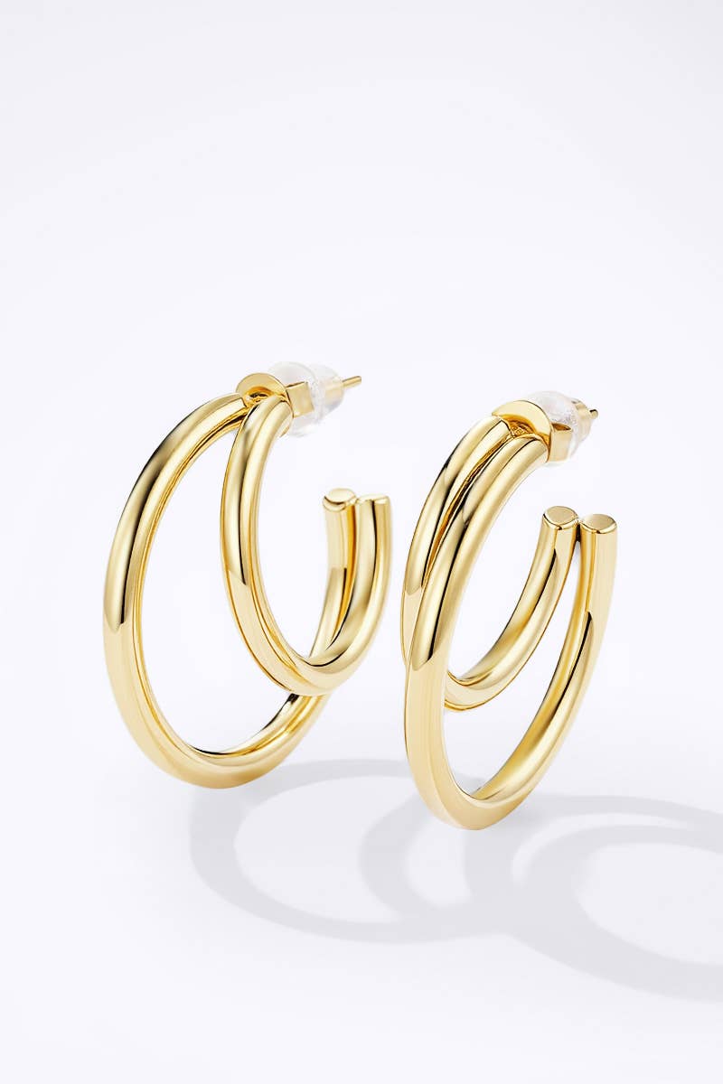 Boucles d'oreille en acier inoxydable SOPHIA