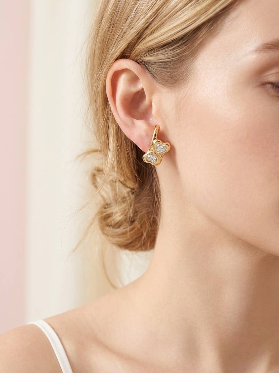 Boucles d'oreilles en acier inoxydable MILA