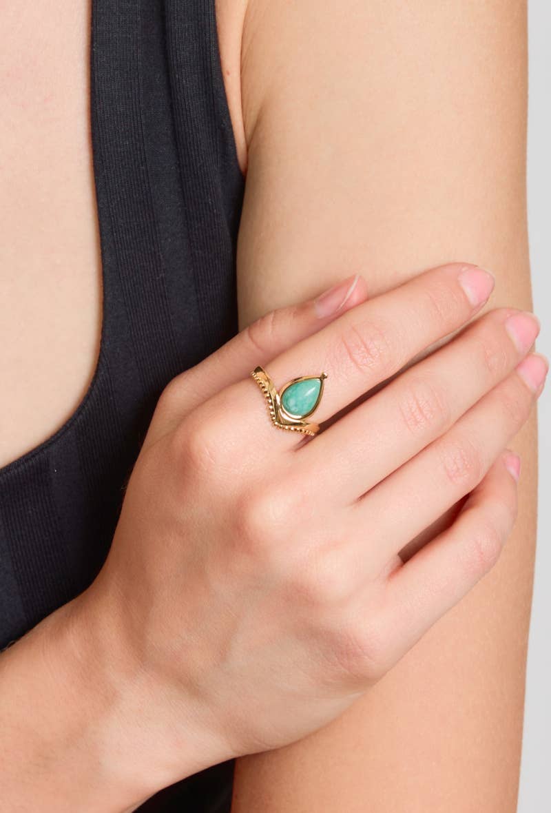 Bague en acier inoxydable AUDREY