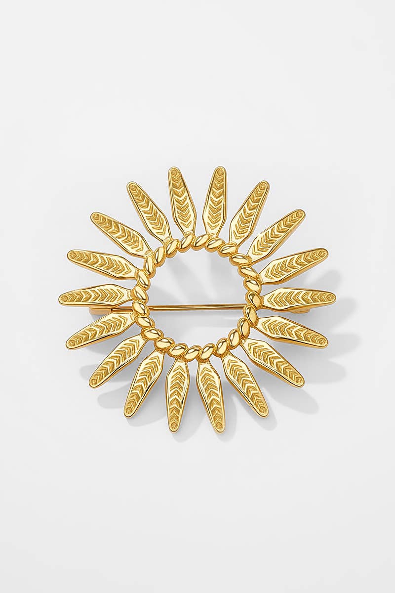 Broche en acier inoxydable ABIGAIL