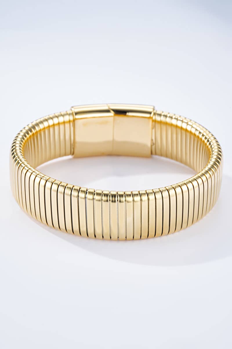 Bracelet jonc en acier inoxydable REBECCA