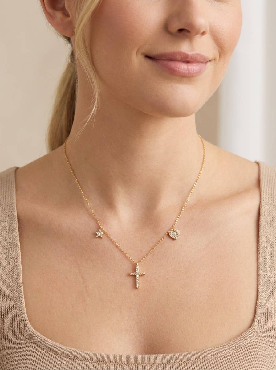 Collier chaîne en acier inoxydable STELLA