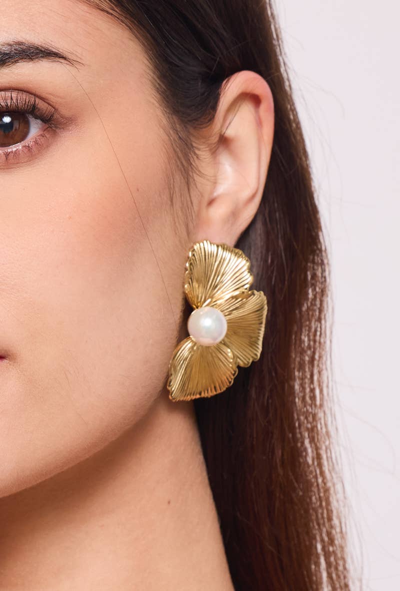 Boucles d'oreille en acier inoxydable ÉLISE