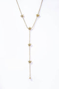 Collier en Y étoiles en acier inoxydable HANNAH