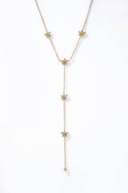 Collier en Y étoiles en acier inoxydable HANNAH