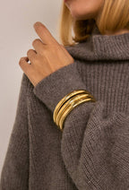 Bracelet jonc Éternel en acier inoxydable ROSIE