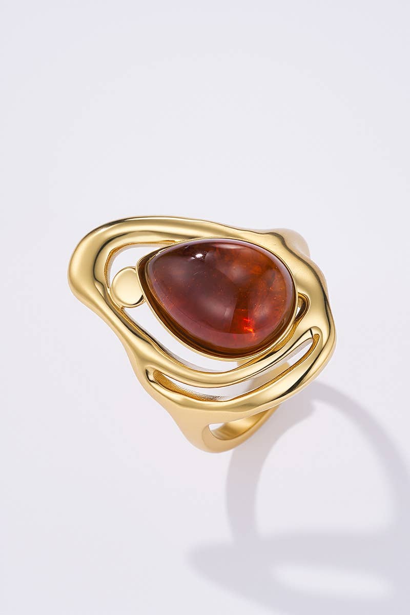 Bague en acier inoxydable JUSTINE