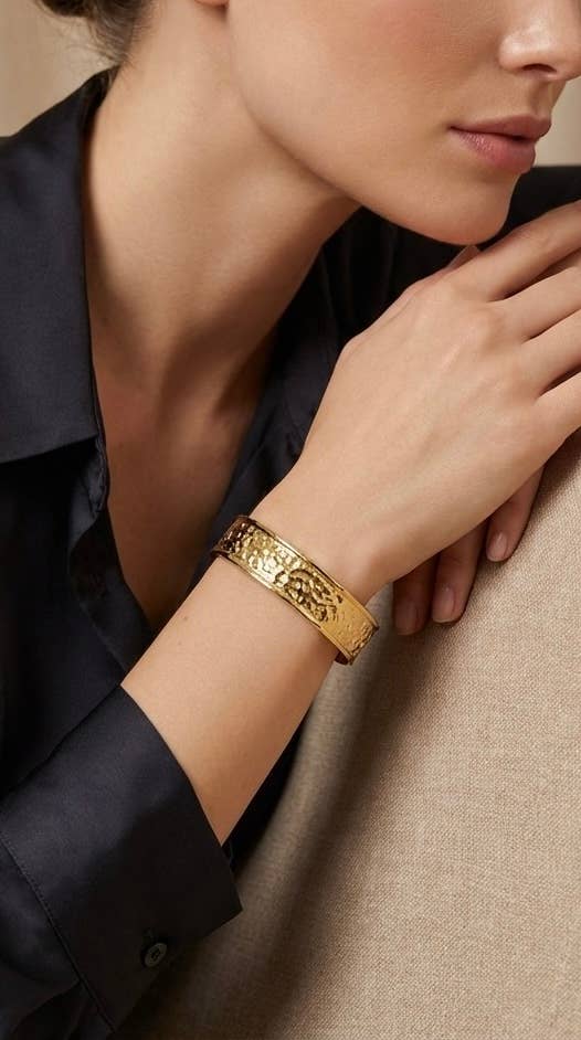 Bracelet jonc en acier inoxydable CARLA