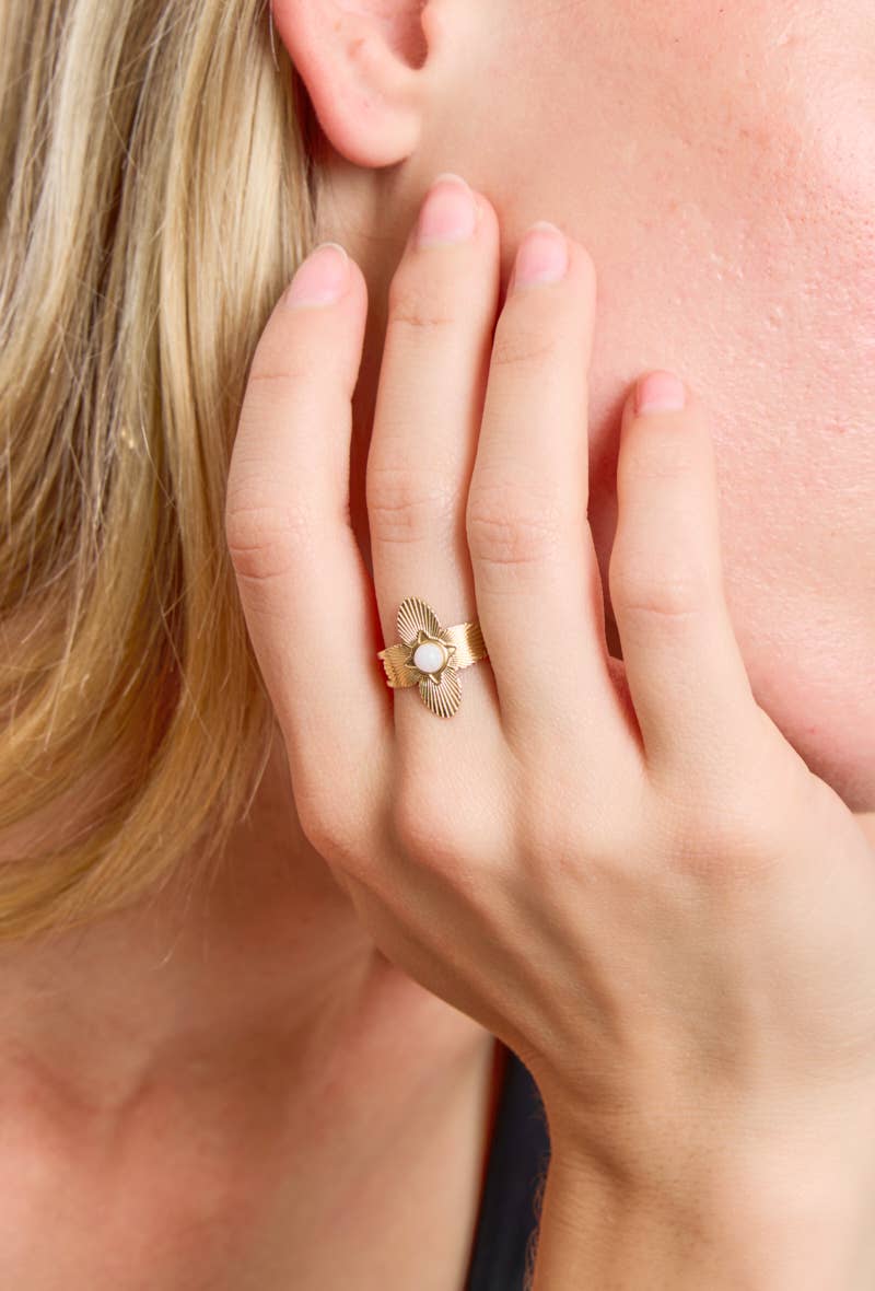 Bague en acier inoxydable LAUREN