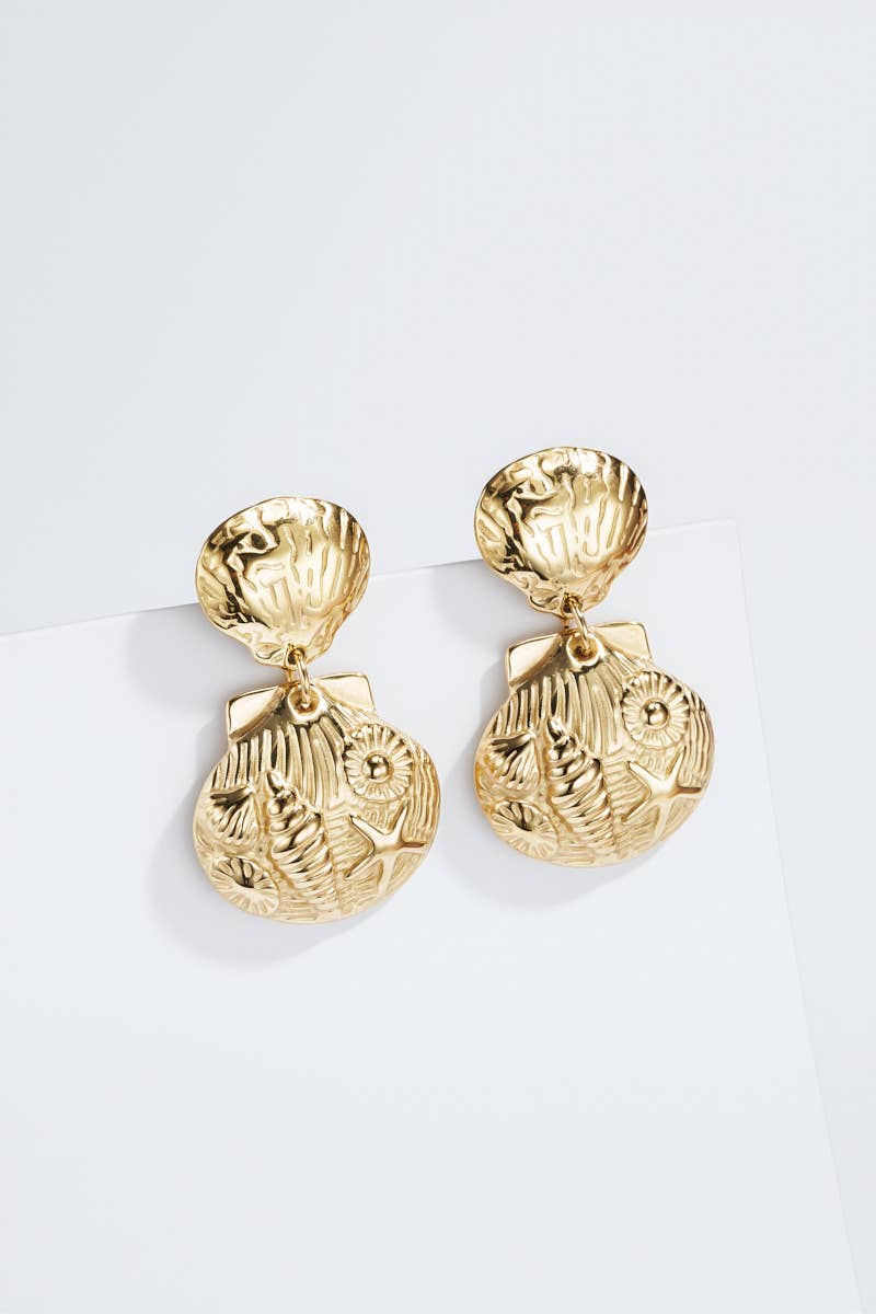 Boucles d'oreilles en acier inoxydable CARLA