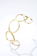 Bracelet manchette en acier inoxydable JUSTINE