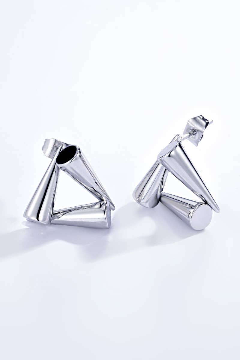 Boucles d'oreilles puces en acier inoxydable GRACE