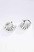 Boucles d'oreilles Coquillage Doré en acier inoxydable AURÉLIE