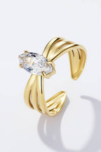 Bague en acier inoxydable DAISY