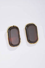 Boucles d'oreilles Rectangle Chic en acier inoxydable LAUREN